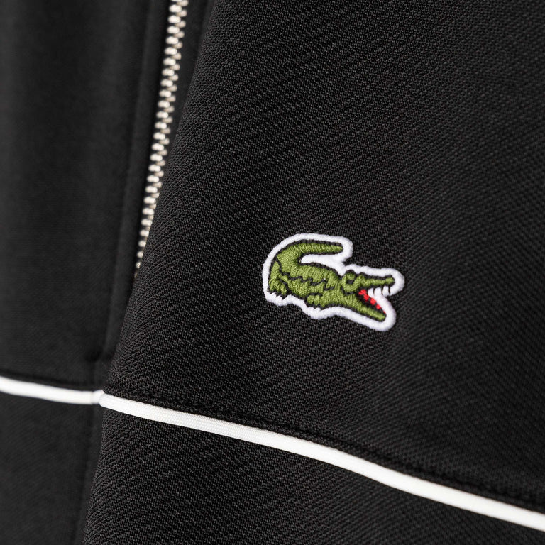 Lacoste	Trim Accent Zipped Sweatshirt - L / Black - 3