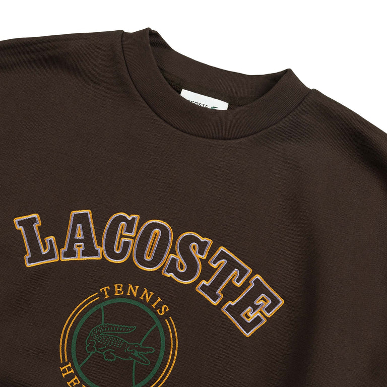 Lacoste Heritage Embroidery Fleece Sweatshirt - XXL / Green - 2
