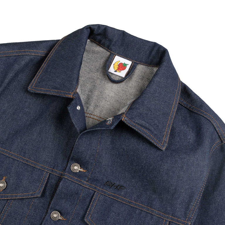 Sky High Farm Universe	Denim Trucker Jacket Woven - XL / Blue - 3
