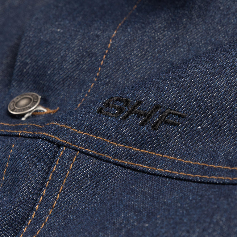 Sky High Farm Universe	Denim Trucker Jacket Woven - XL / Blue - 6
