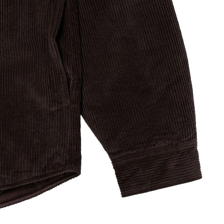 Lacoste Oversized Corduroy Overshirt - 46 / Brown - 5
