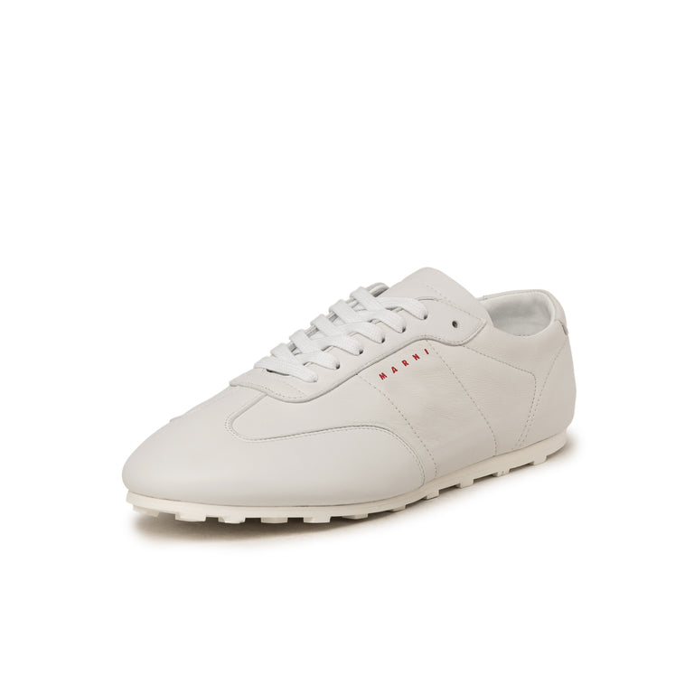 Marni Nappa Leather Softy Soccer Sneaker - 46 / White - 4
