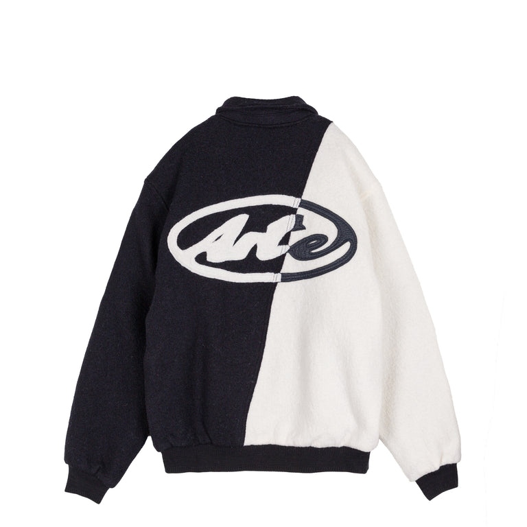 Arte Antwerp Wool Varsity Jacket - S / Blue / White
