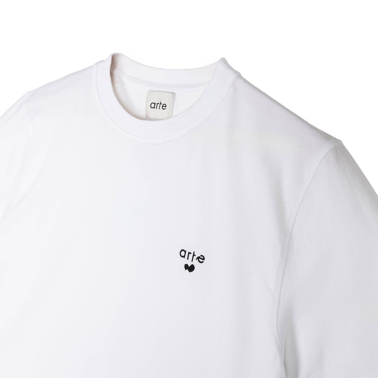 Arte Antwerp Heart Logo T-Shirt - L / White - 2