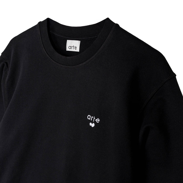Arte Antwerp Heart Logo Crewneck - L / Black - 2
