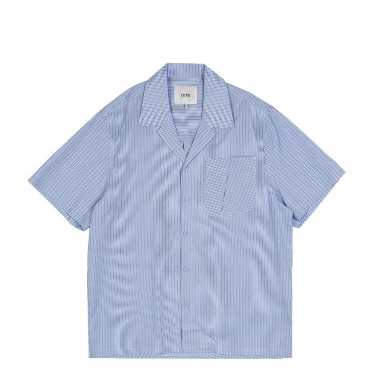 Arte Antwerp Fold Pocket Shirt - S / Striped
