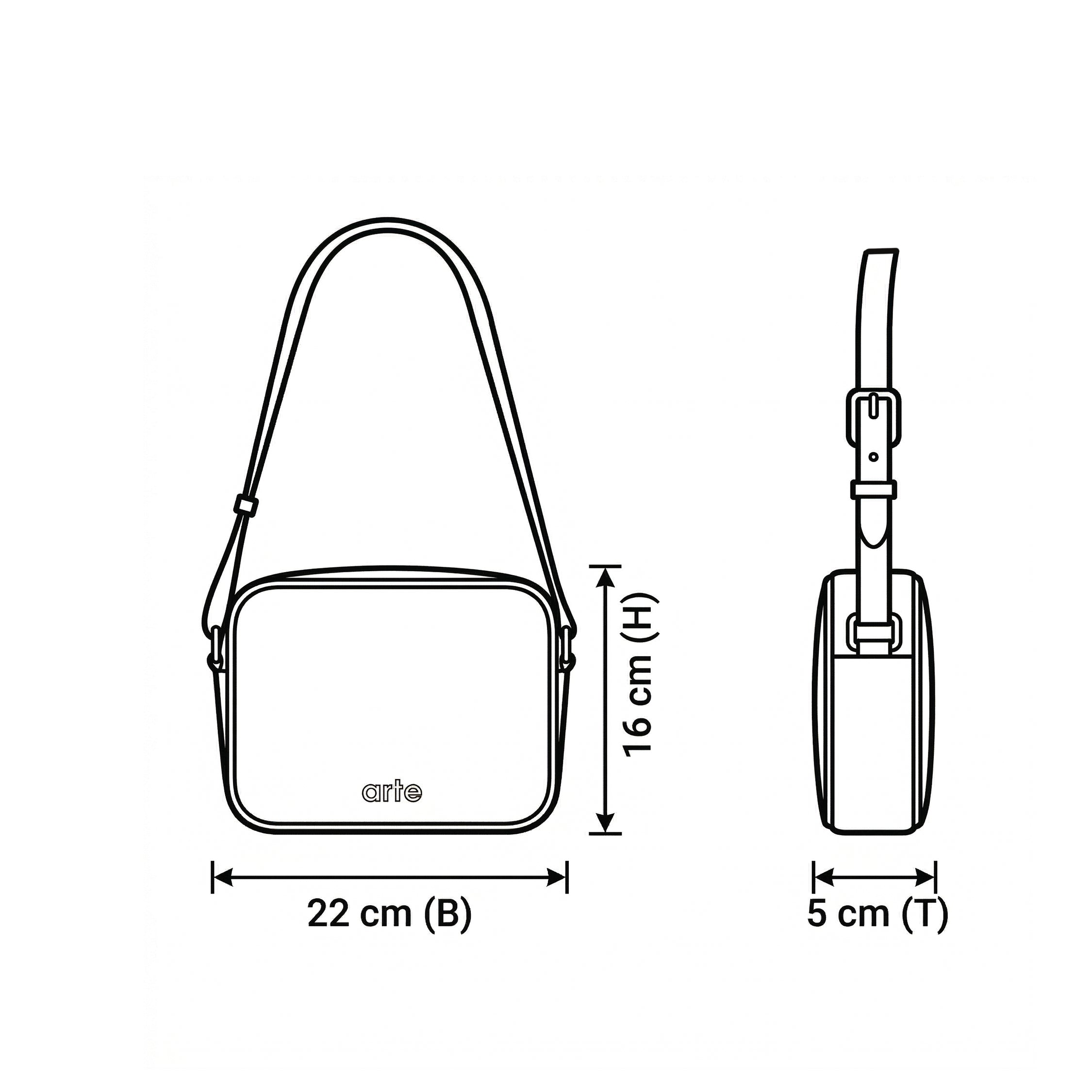 Arte Antwerp Linen Baka Bag » bestel nu online!