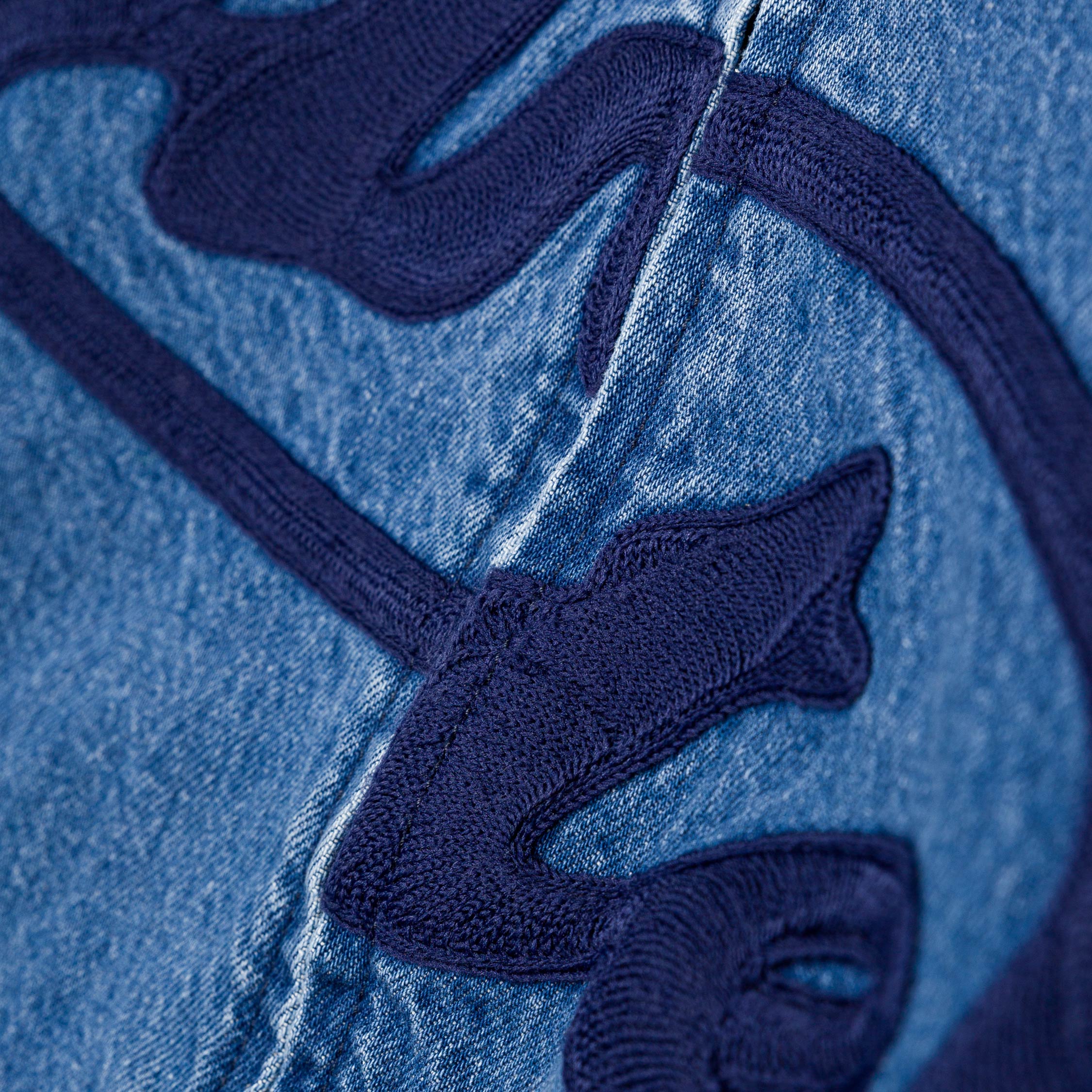 Arte Antwerp Split Logo Denim Hood Jacket » bestel nu online!