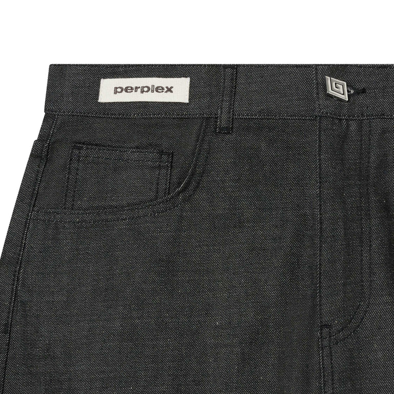 Perplex Japanese Denim Shorts - S / Black - 2