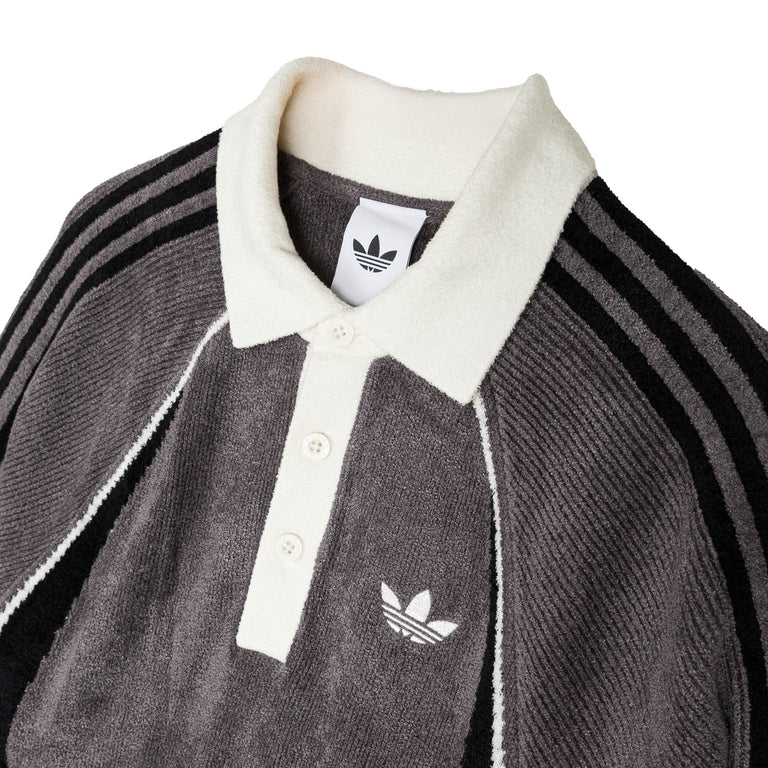 Adidas Retro Remix Teamgeist Poloshirt - XXL / Grey Strata / Black / Off White - 2
