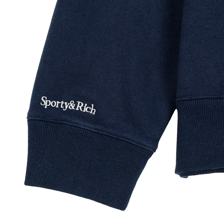 Sporty & Rich Heritage Yankees Serif Crewneck - L / Dark Navy - 3