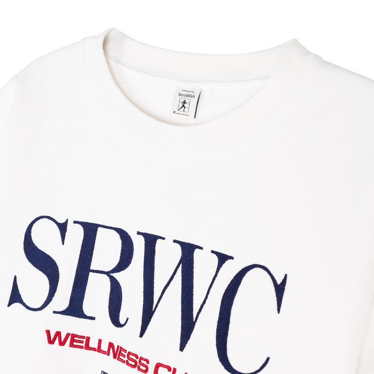 Sporty & Rich Nautical Embroidered Crewneck - L / White - 2