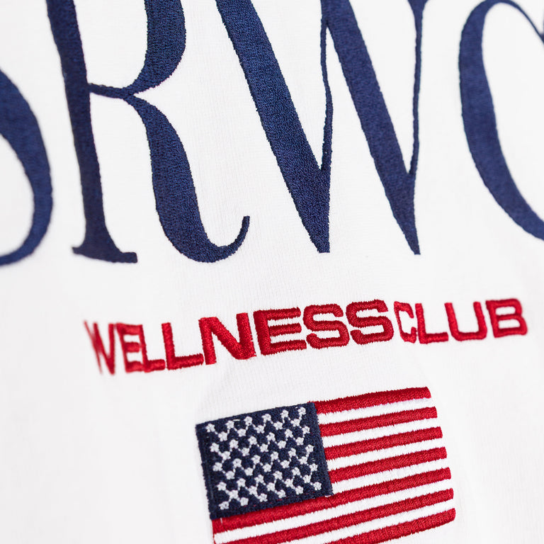 Sporty & Rich Nautical Embroidered Crewneck - L / White - 3