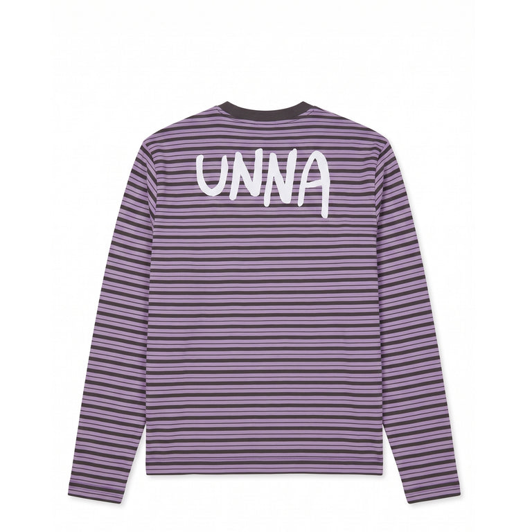 UNNA Striped Longsleeve - S / Grape
