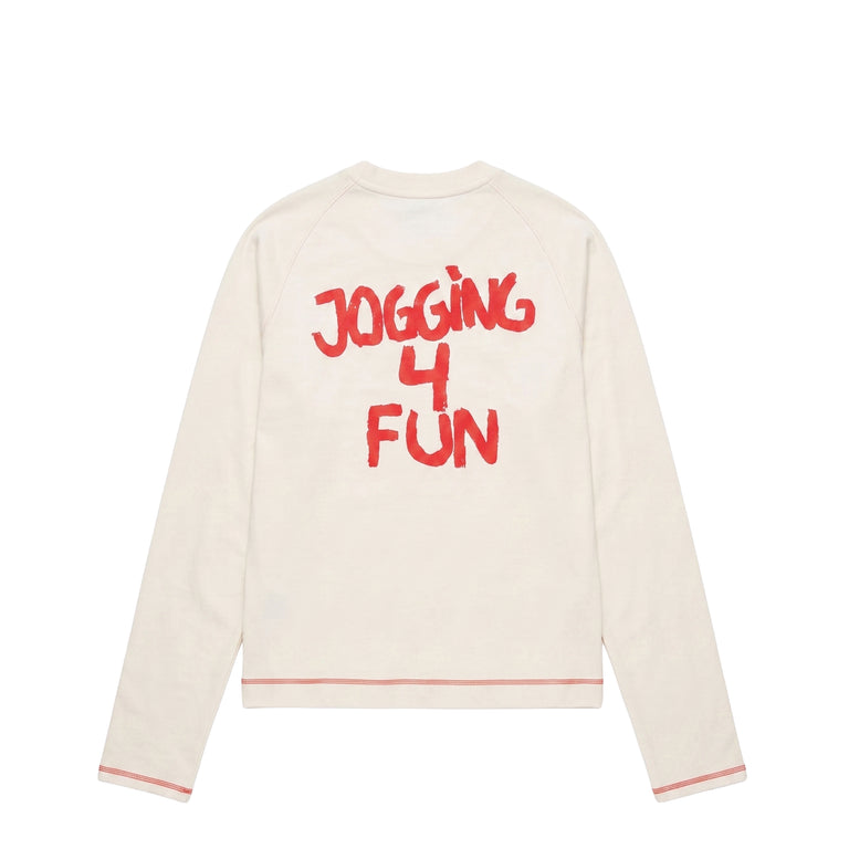 UNNA Jogging 4 Fun Longsleeve - S / Vanilla White
