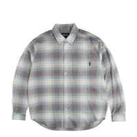 さらに100円引き◆thisisneverthat◆FCP Plaid Check Hood Shirt thisisneverthat Gore-Tex Windstopper Plaid Shirt in Blue for
