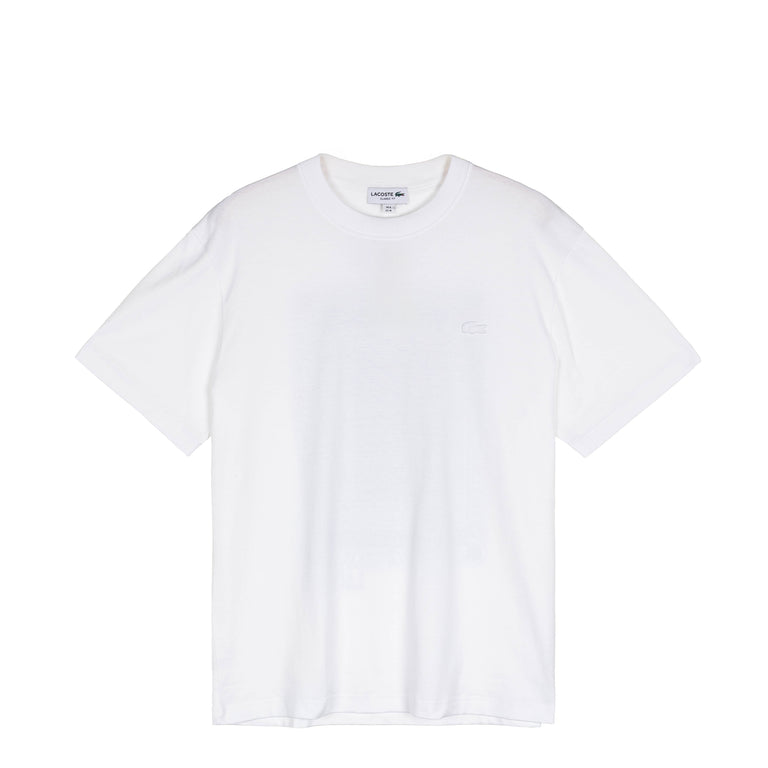 Lacoste	Tennis Court Print T-Shirt - S / White - 2