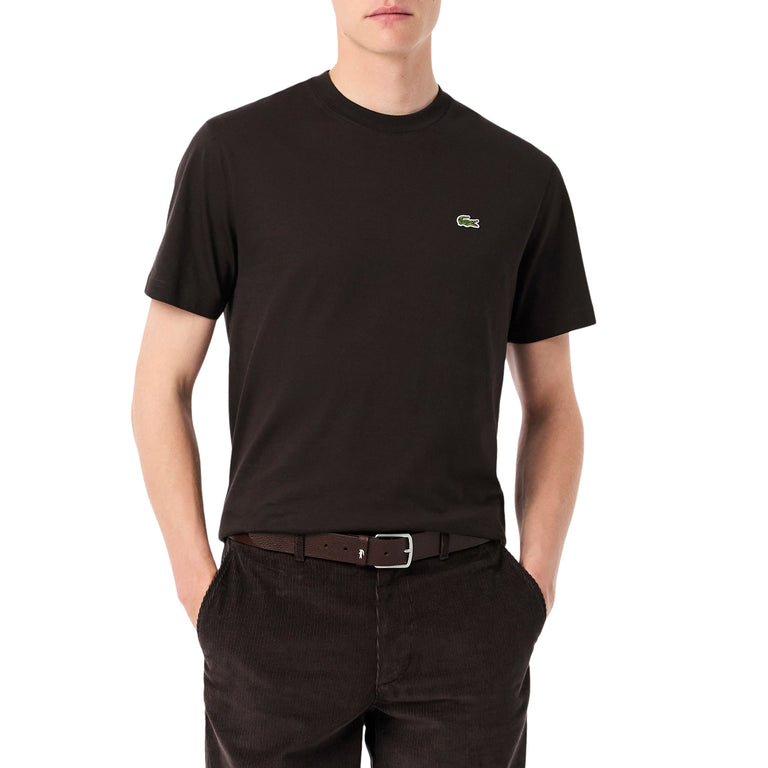 Lacoste Classic Fit Cotton Jersey T-Shirt - XXL / Brown - 3
