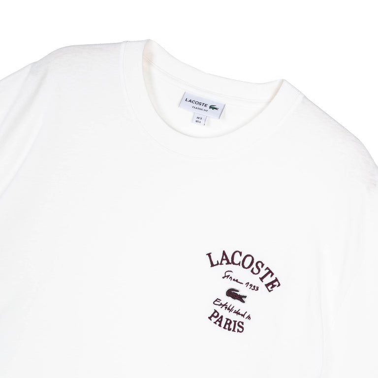 Lacoste Crewneck T-Shirts - XXL / White - 2