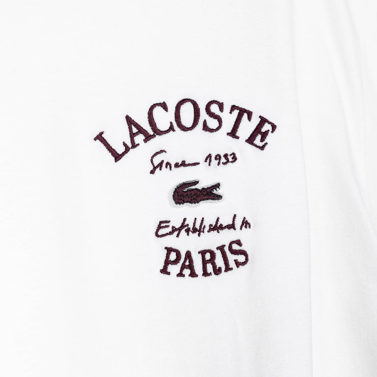 Lacoste Crewneck T-Shirts - XXL / White - 3