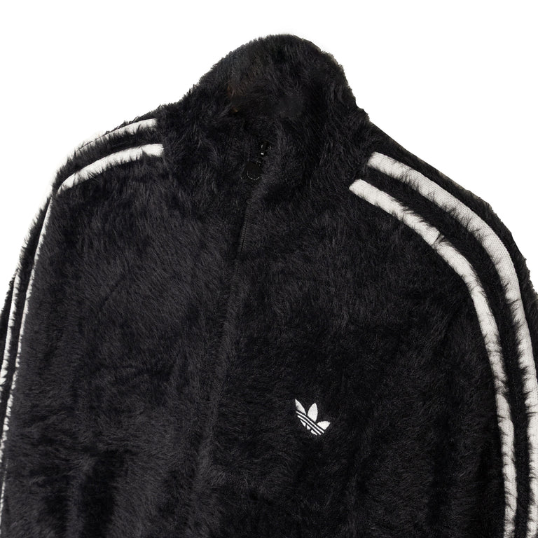 Adidas Faux Mohair Classic Tracktop - L / Black / Offwhite - 2

