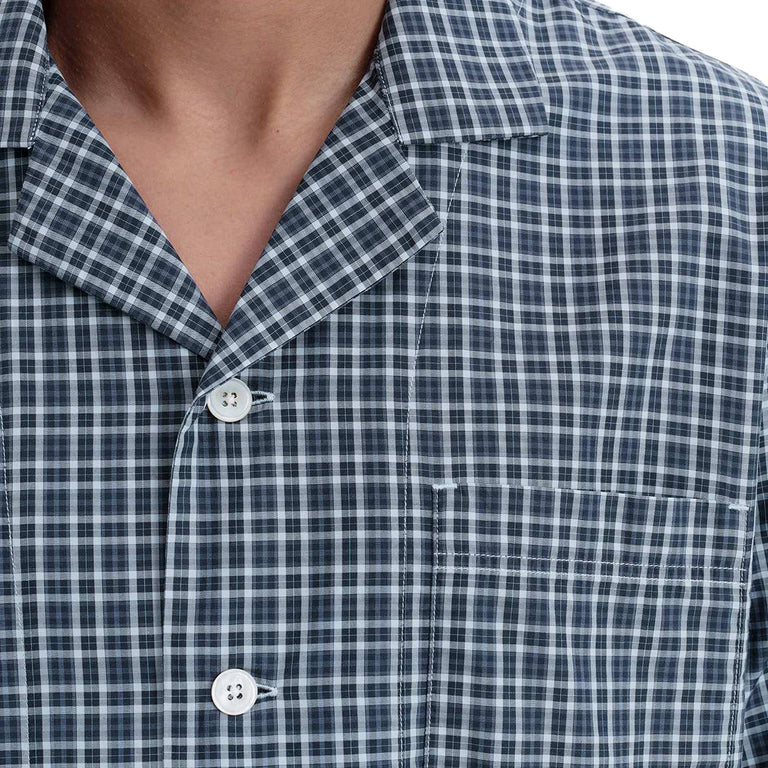 Tekla Fine Twill Long-Sleeved Sleepwear Shirts - L / Lanegan Checks - 2