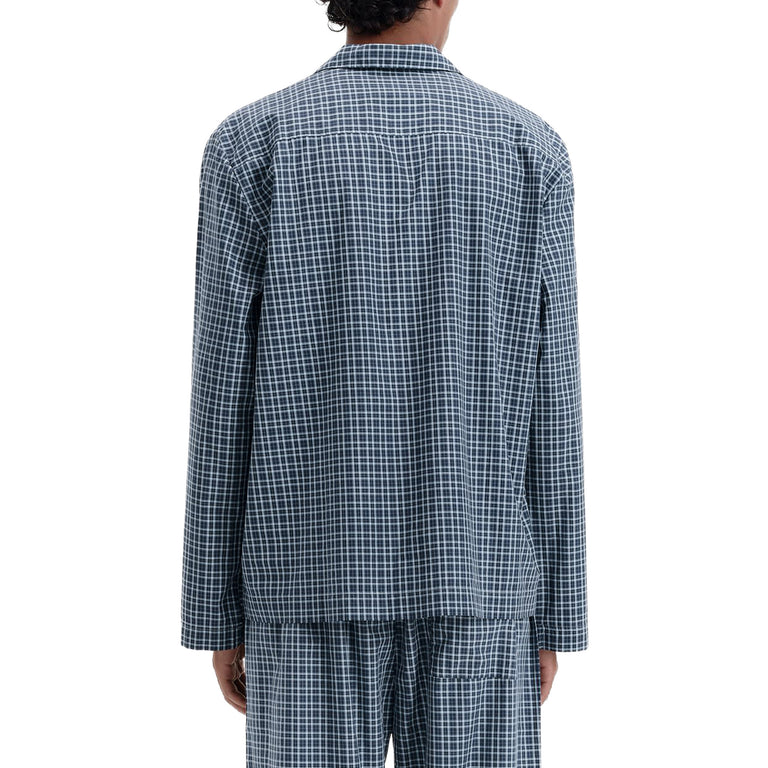 Tekla Fine Twill Long-Sleeved Sleepwear Shirts - L / Lanegan Checks - 3