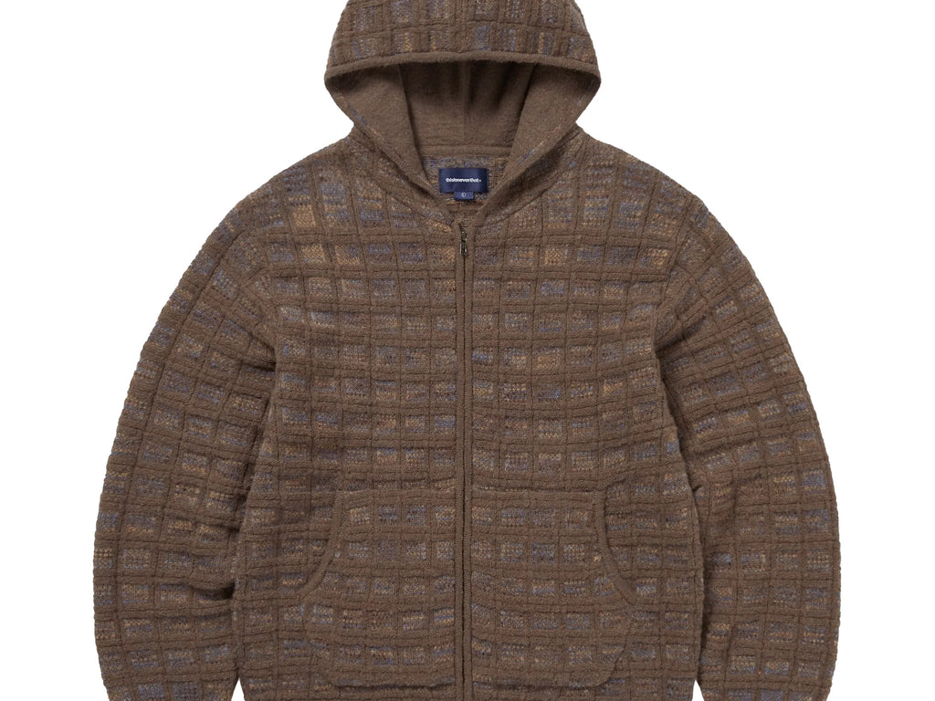 thisisneverthat Textured Knit Zip Hoodie | Apparel » Buy online now!