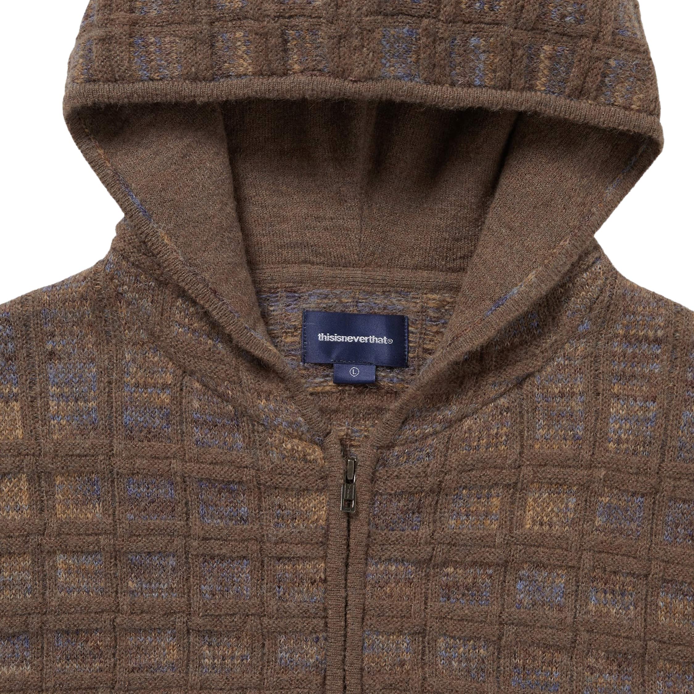 thisisneverthat Textured Knit Zip Hoodie | Apparel » Buy online now!