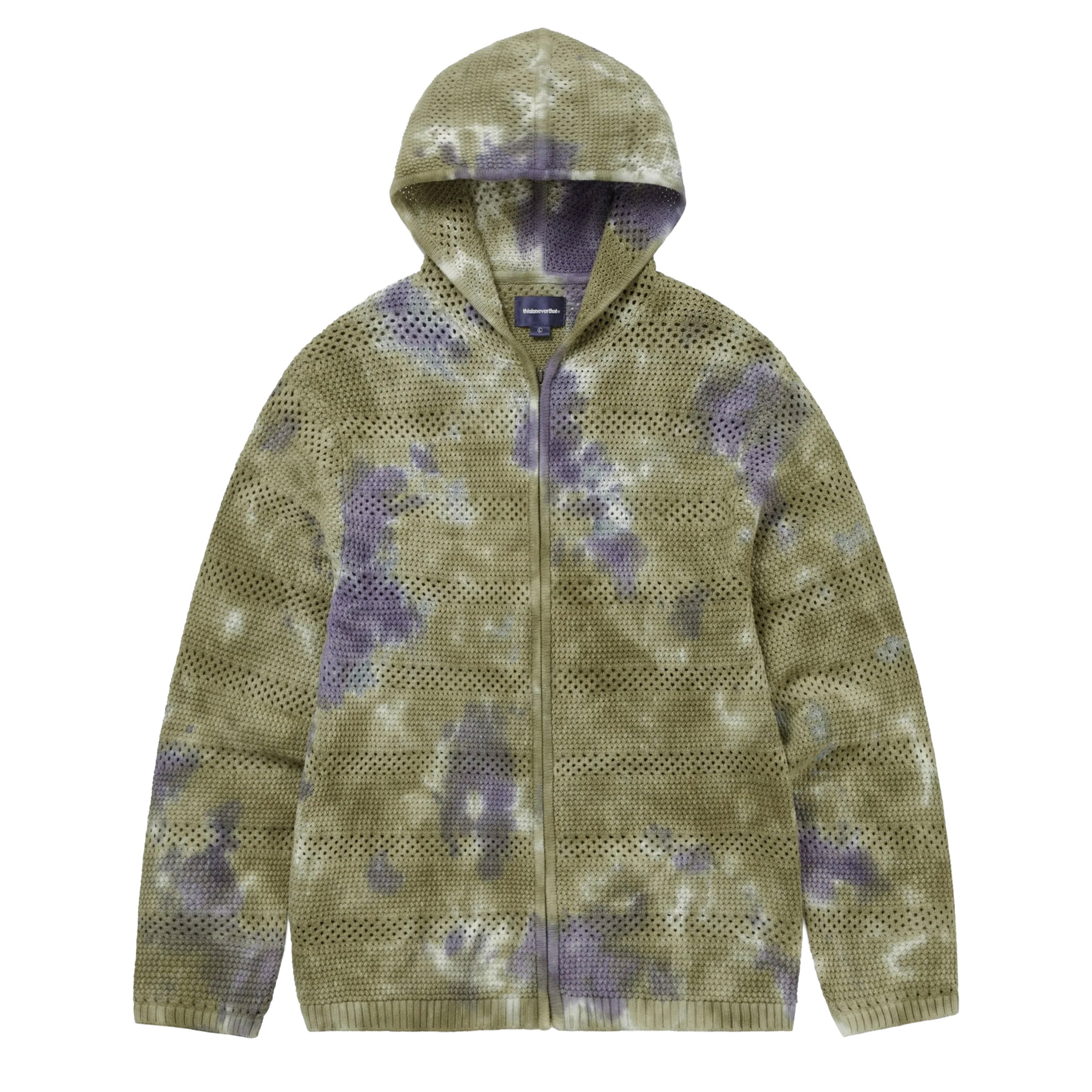 thisisneverthat Crochet Knit Zip Hoodie | Apparel » Buy online now!