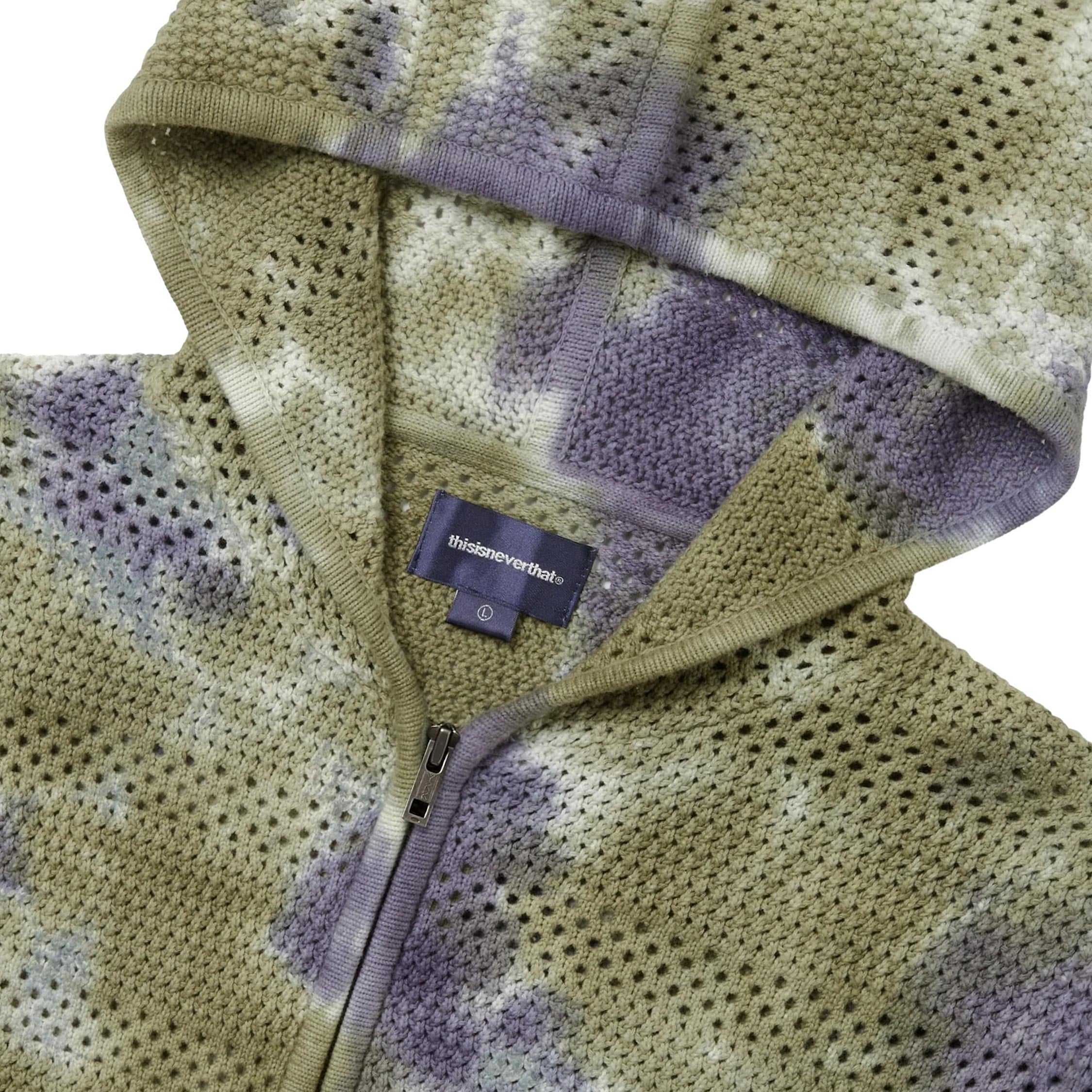 thisisneverthat Crochet Knit Zip Hoodie | Apparel » Buy online now!