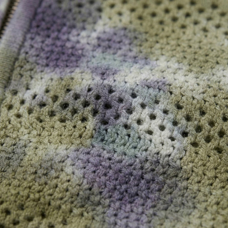 thisisneverthat	Crochet Knit Zip Hoodie - L / Olive Green - 3