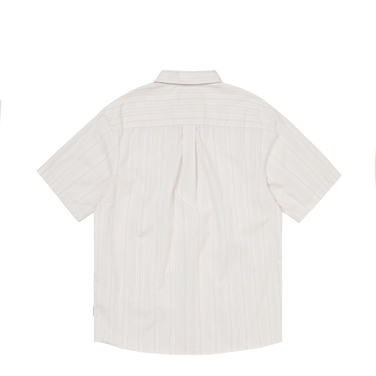 thisisneverthat	Striped Short Sleeve Shirt - M / White - 2