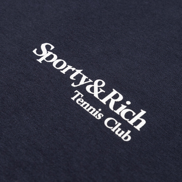 Sporty & Rich Play Tennis T-Shirt - L / Dark Navy - 3
