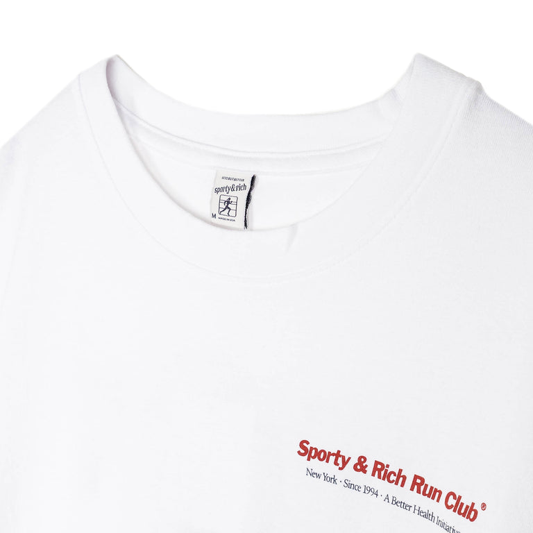 Sporty & Rich Run Club T-Shirt - S / White - 3
