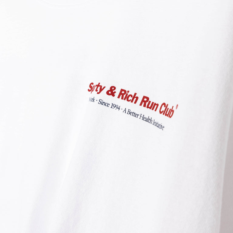 Sporty & Rich Run Club T-Shirt - S / White - 4