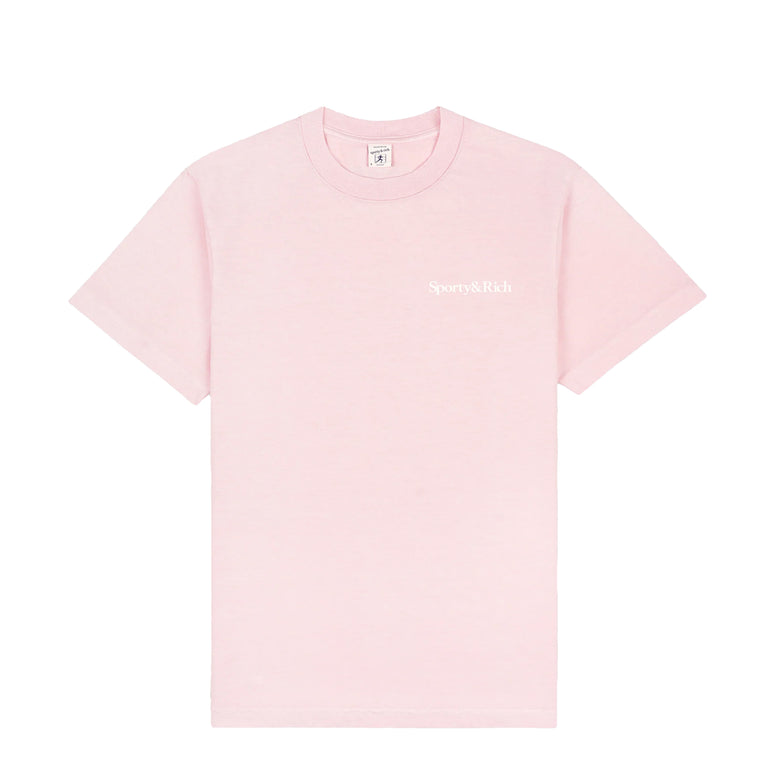 Sporty & Rich Health Is Wealth T-Shirt - L / Clear Pink
