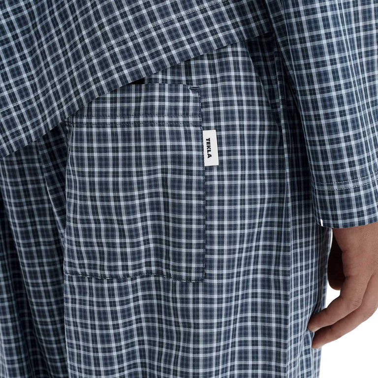 Tekla Fine Twill Sleepwear Pants - L / Lanegan Checks - 4
