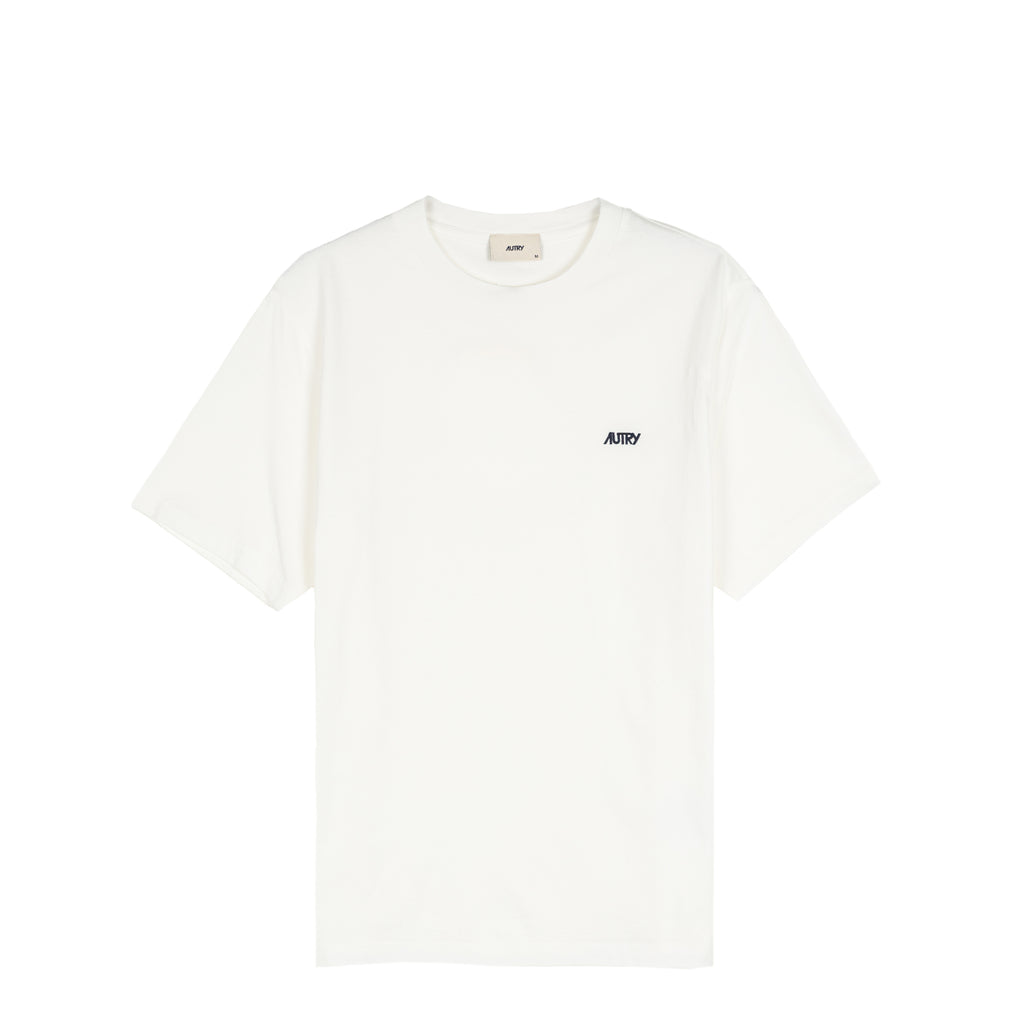 AUTRY LOGOTシャツ ホワイト TSPM007W-Autry-Embroidered-