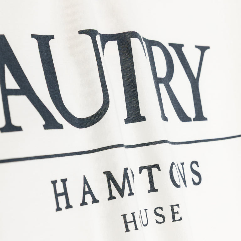 Autry Hamptons House Logo Tee - XXL / White - 3
