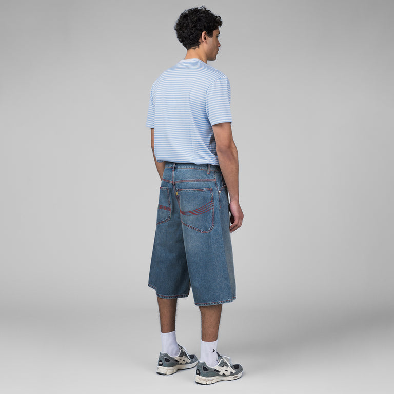 ERL Denim Indiana Skate Shorts Woven