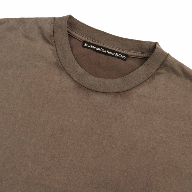 Stockholm Surfboard Club Box Tee Back Logo (Hickory)
