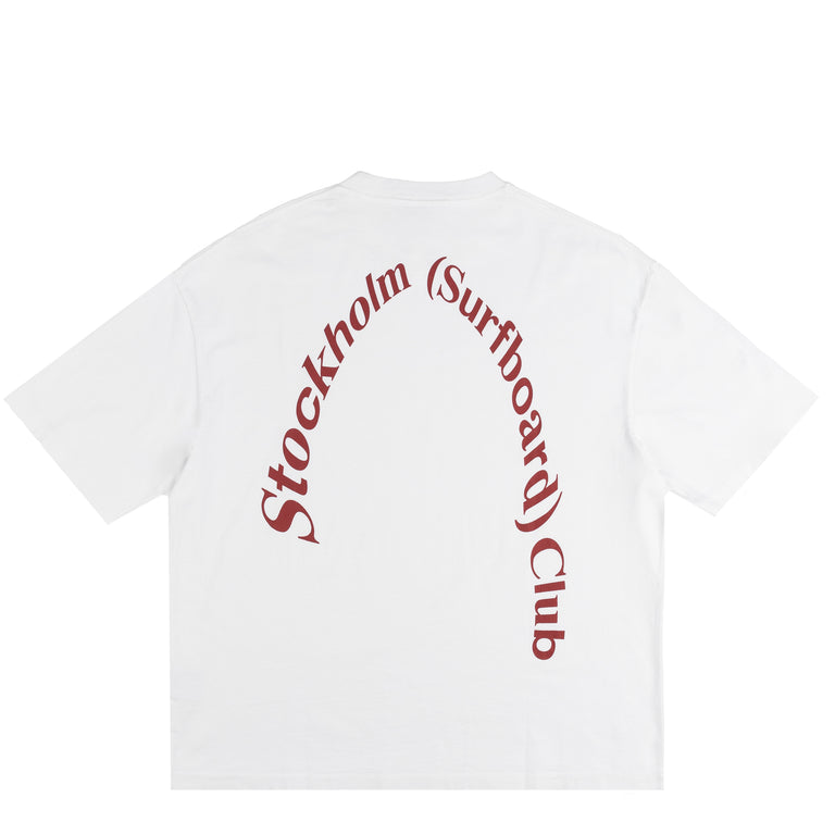 Stockholm Surfboard Club Box Tee Back Logo