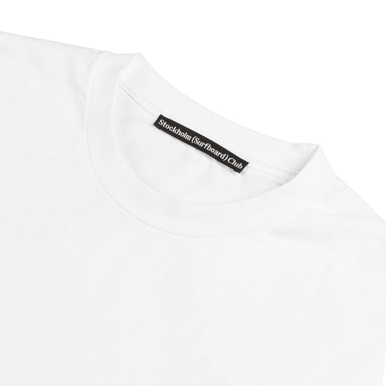 Stockholm Surfboard Club Box Tee Back Logo (White)
