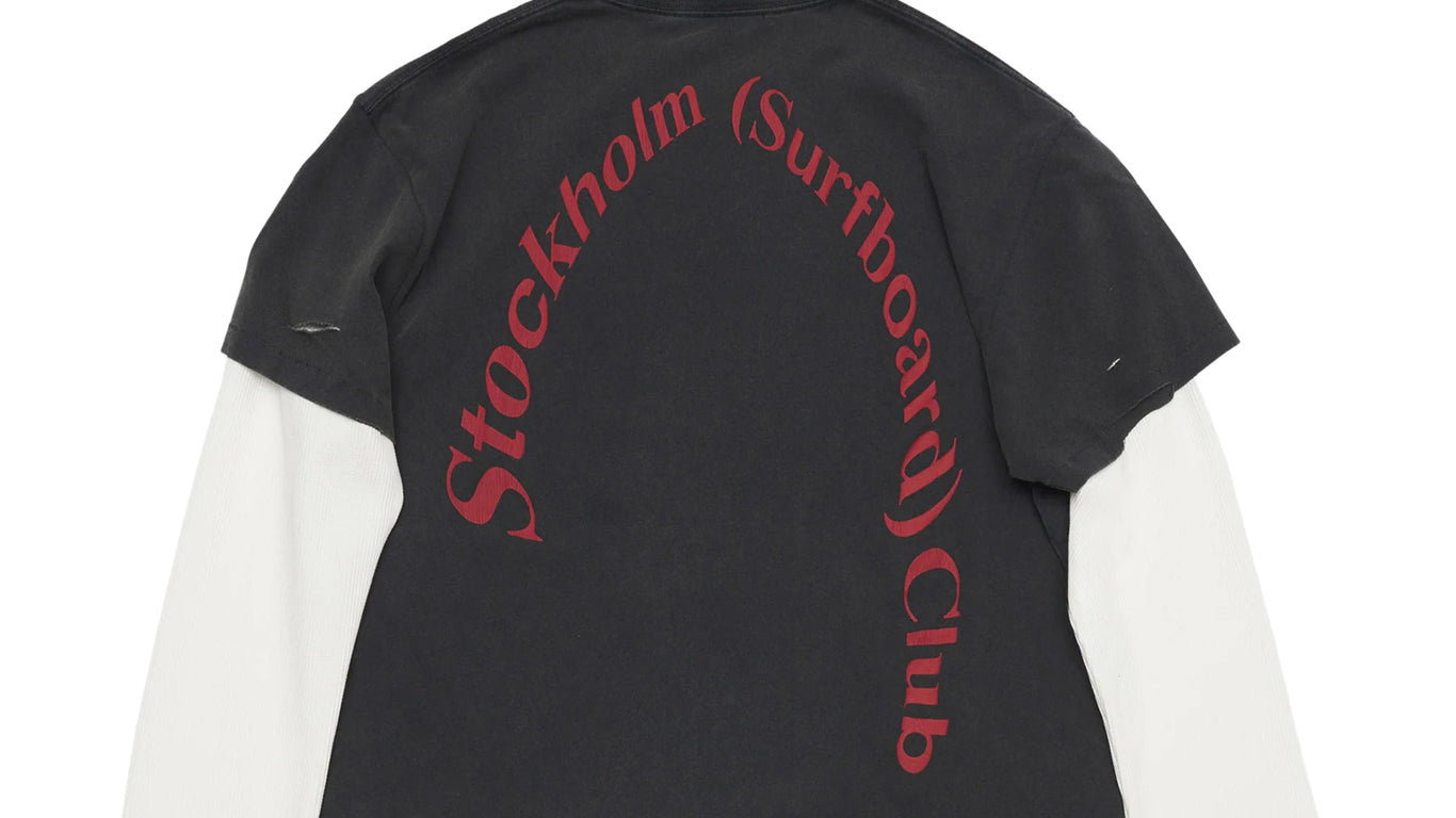 Stockholm Surfboard Club Back Logo Layered Longsleeve