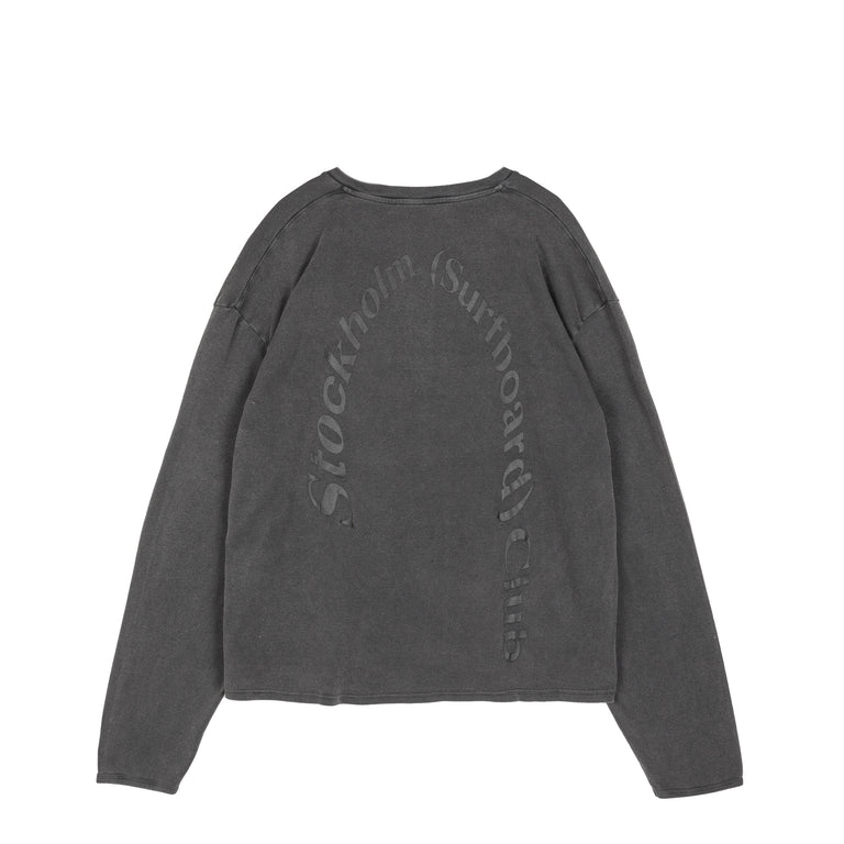 Stockholm Surfboard Club Eye Back Logo Longsleeve T-Shirt - L / Black
