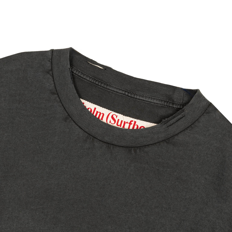 Stockholm Surfboard Club Layer Box Tee - L / Black/Stripe - 3