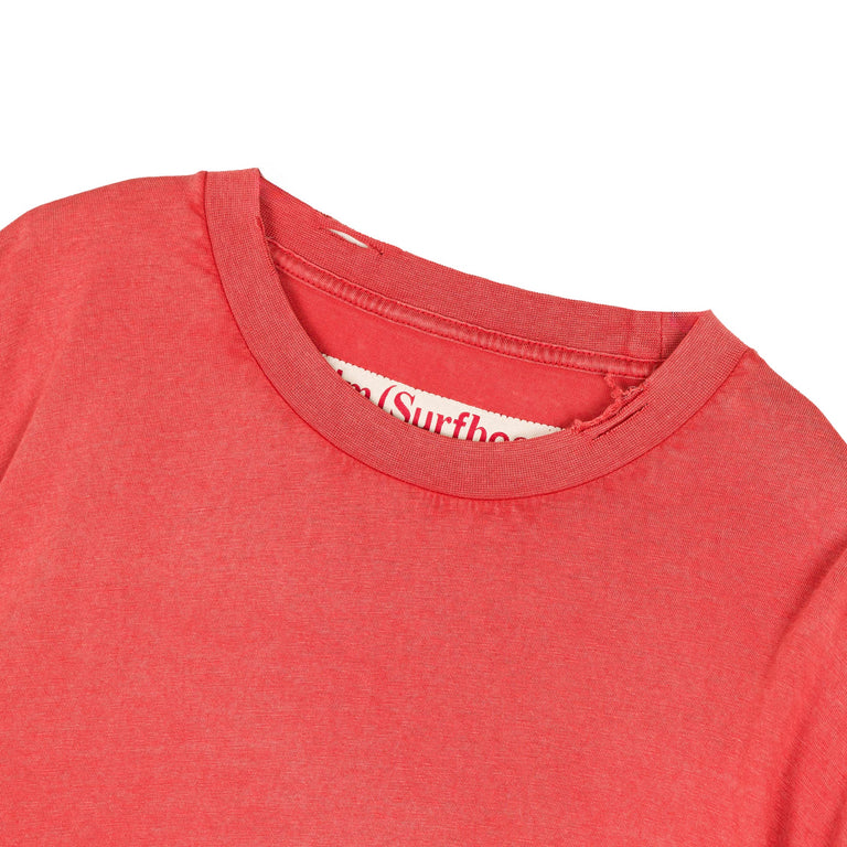 Stockholm Surfboard Club Layer Box Tee - L / Signature Red - 3