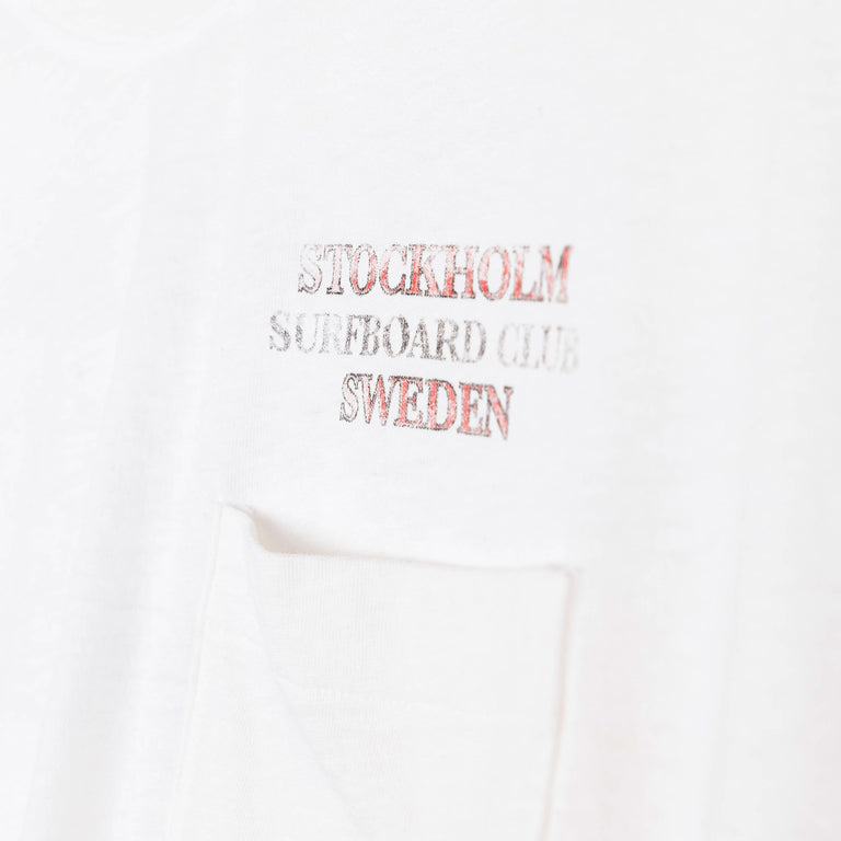 Stockholm Surfboard Club Pocket Tee Stockholm - XL / White - 4