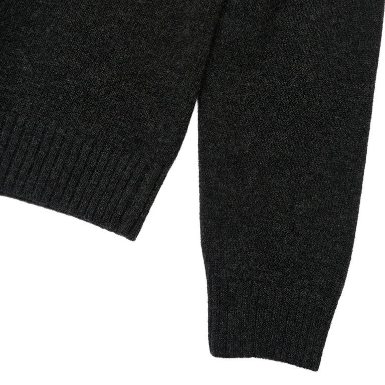 Stockholm Surfboard Club Knitted Logo Sweater - S / Black - 4